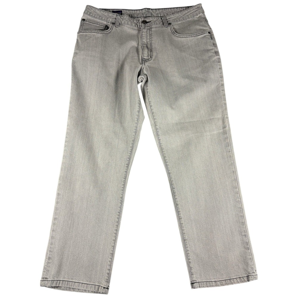 Patagonia Jeans Mens 38 Gray Straight Leg Washed Durable Outdoor Workwear Hiking